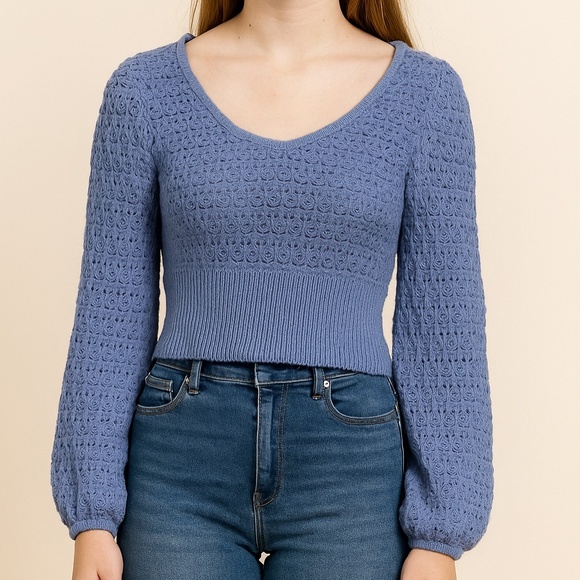 Altar'd State Sweaters - Altar’d State Knit Cropped Sweater